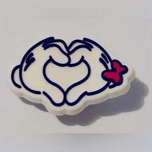 (10 for $10) Mickey and Minnie Hands Croc Charms Shoe Charm Disney Croc Charms
